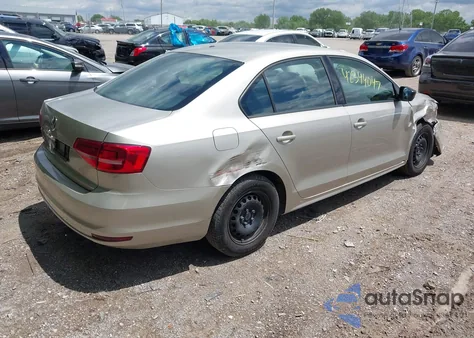 2015 Volkswagen Jetta 2.0L S from USA, damaged, VIN 3VW2K7AJ9FM403853